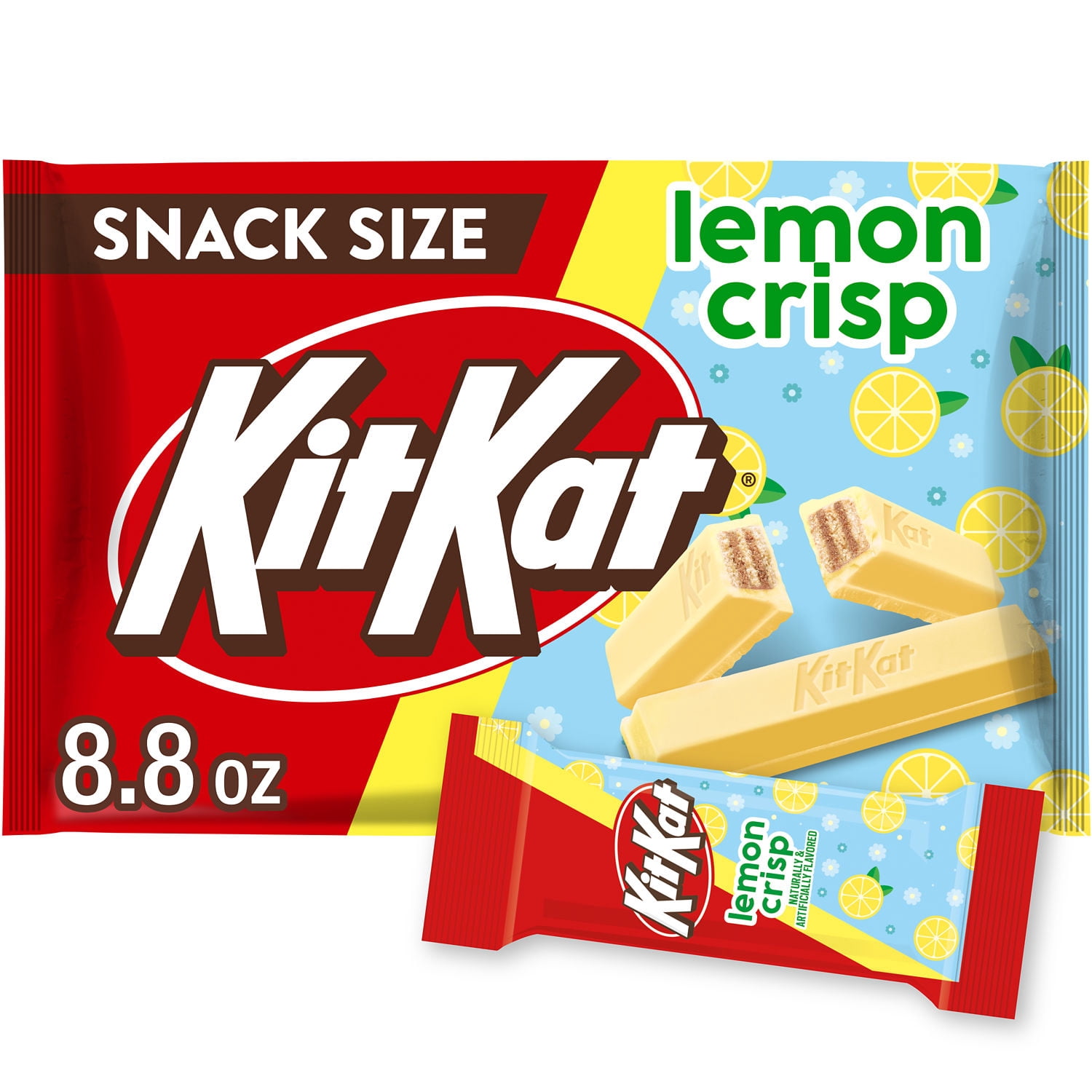 KITKAT, Lemon Flavored Creme Wafer Snack Bars, 8.8 oz Easter Candy