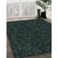 thumbnail image 3 of Ahgly Company Machine Washable Indoor Round Transitional Night Black Area Rugs, 8' Round, 3 of 7