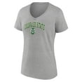 thumbnail image 2 of Women's Gray Colorado State Rams Campus V-Neck T-Shirt, 2 of 3