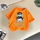 thumbnail image 2 of Playeras Hombre Algodon Camiseta De Manga Corta Holgada Con Cuello Redondo Y Estampado Informal A La Moda Para Niño Y Niña, 2 of 4