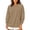 Camel&12#0902P, variant on Leopard Print Sweatshirt Fleece Lined Oversized Crew Neck Sweatshirt Women Long Sleeve Y2k Fall Outfits Winter Warm Fluffy Thermal Womens Pullover Tops Royal Blue M