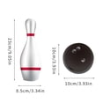 thumbnail image 3 of Large Size Thickened Son Bowling Set, Indoor and Outdoor Sports, Family Sports Games, Plastic Bowling Toys, Bowling for Son(6 Bottles, 1 Balls) Red, 3 of 6