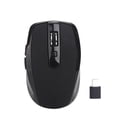 thumbnail image 2 of AuroraX Wireless Mouse for Laptop Computer USB C Mouse 2.4GHz Stable Connection Black MacBook Compatible Type C Connectivity Portable Computer Accessories for Desk, 2 of 9