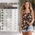 thumbnail image 7 of FUIALDOLG Snowflake Co ffee Cane Candy Tank Tops for Women Xmas Theme T-shirts Plus Size V Neck Sleeveless Tshirt for Merry Christmas Party Loose Fit Blouse Breathable Soft Active Tennis Tops,S, 7 of 7