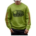 thumbnail image 1 of Chandail en Molleton à Col Rond Imprimé Rugby Automne Hiver pour Hommes, Chaud et Confortable, Mode Sans Capuche, Chandail Décontracté, 1 of 4