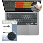 KeyboardMask for MacBook Pro 13", Covers Keyboard   Touch Pad, TouchID works through cover MacBook Pro 13"(2016-2019)