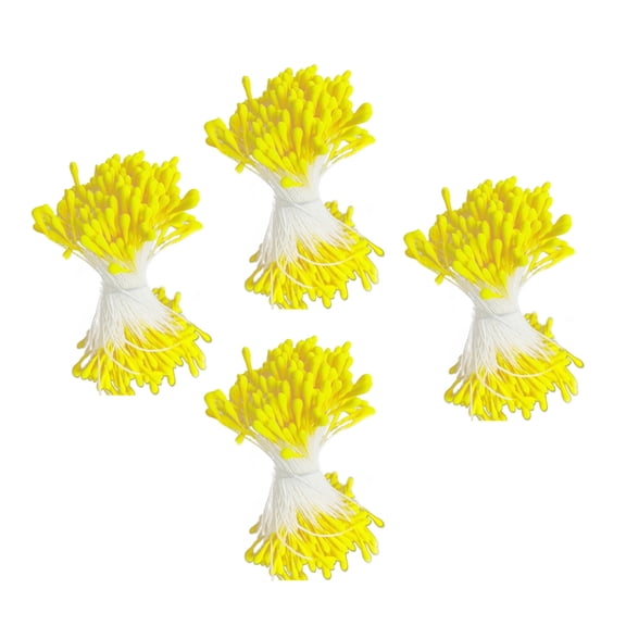 Gieenan 2mm Double Heads Matte Floral Stamen Pistil for Craft Artificial Flower Making