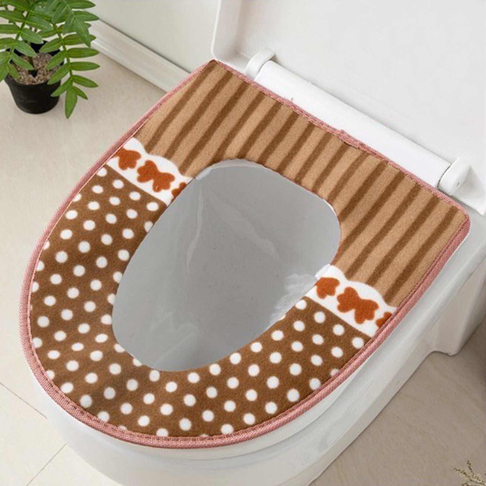 All Shape Toilet Cover Seat Lid Pad Bathroom Protector Closestool Soft Warmer dx 