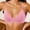 Pink, variant on CBASIHI Womens Seamless Sports Bras- Triangle Cup Wireless Thin Strap Quick Dry Yoga Bras Black Size S-XL