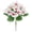 Pink, variant on 1Pc Yellow Faux Petunia Shrub, 12.2" Vibrant Plastic Artificial Flowers Pack, UV Protected Non Toxic Fake Plant for Mailbox Decoration