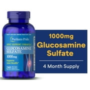 (2 pack) Puritan's Pride Glucosamine Sulfate 1000 mg-240 Capsules