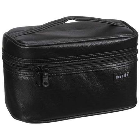 Modella: Make Up Bag Black Imitation Leather,