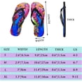 thumbnail image 2 of GZHJMY Flip Flops Vintage Hippie Peacock Feathers Slippers Sandals for Women Men Boy Girl Kid Beach Summer Yoga Mat Slipper Summer Slippers, 2 of 5