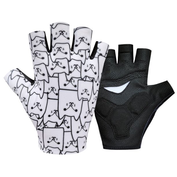 Guantes de Ciclismo de equipo profesional, transpirables, almohadilla de GEL 3D, medio dedo, para deportes al aire libre, 2023 qiuyongming unisex