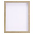 thumbnail image 4 of Unique Bargains 8x12 Shadow Box Frame Wooden Dried Flower Display Stand Floating Photo Frame Natural Color, 4 of 7