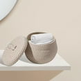 thumbnail image 6 of Home Textile Storage Small With Lid Round Woven Rope Large Capacity Boho Storage Multipurpose Woven for Organizing Toys, 6 of 9