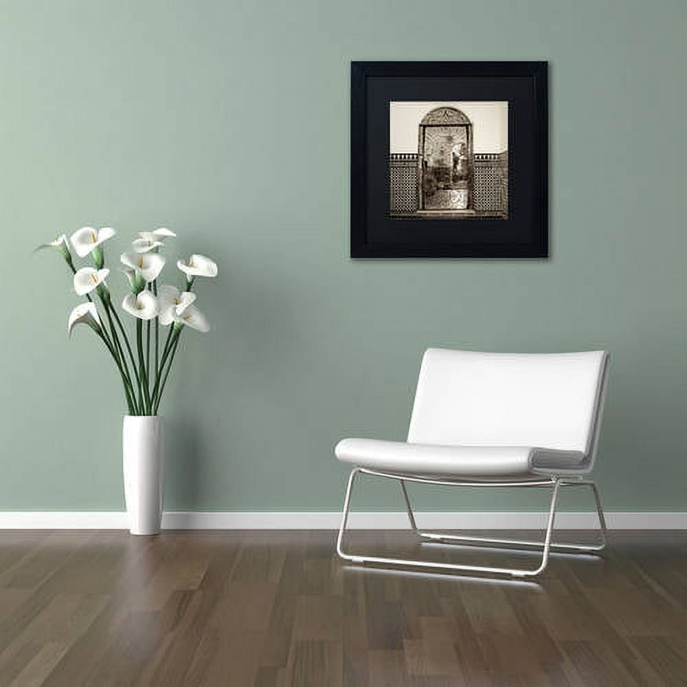 Trademark Fine Art "Cordoba I" Canvas Art by Alan Blaustein, Black Matte, Black Frame