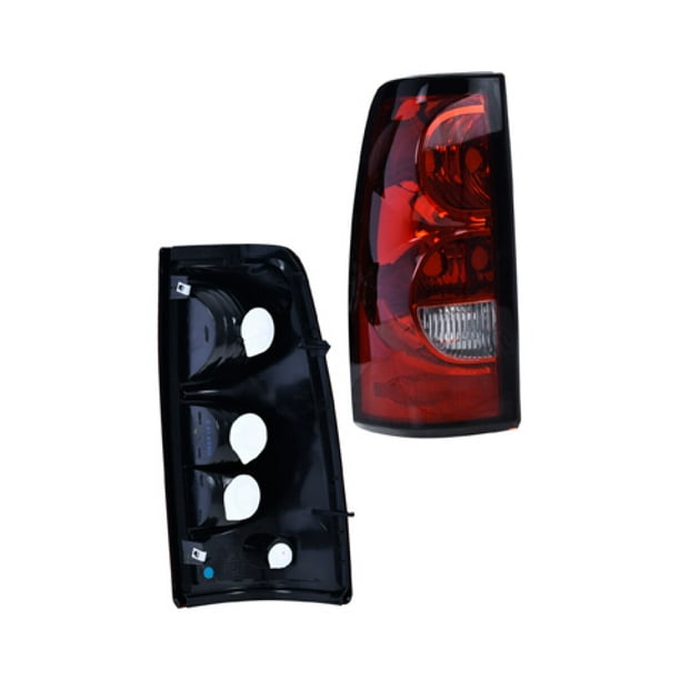 Calavera DEPO Silverado 2005 A 2006 Chevrolet Izq Filo Negro S/Foco 301222113127997
