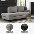 thumbnail image 4 of Signature Design by Ashley Lyman Right Arm Corner Chaise in Graphite, 4 of 10