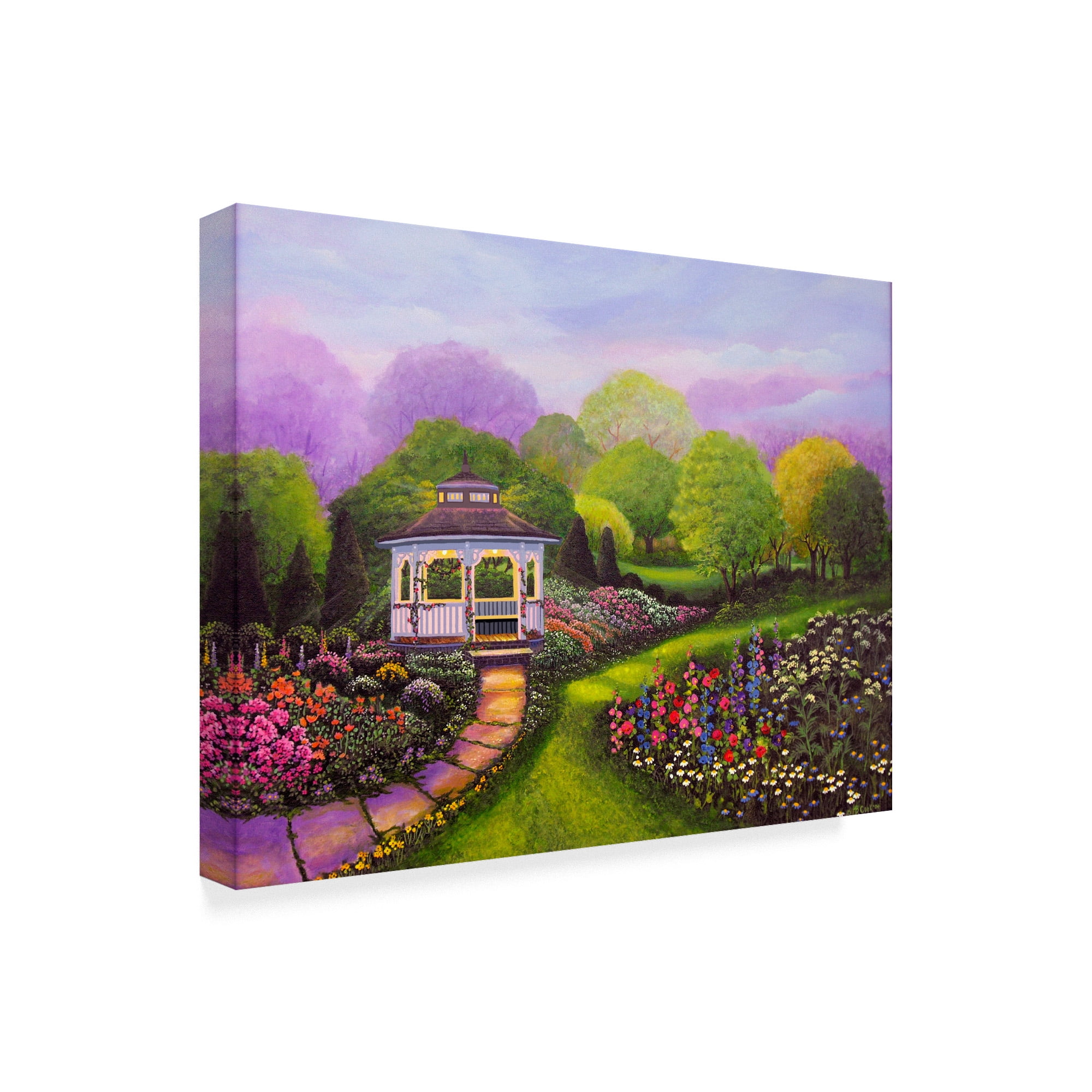 Trademark Fine Art 'Gazebo Park' Canvas Art by Bonnie B Cook