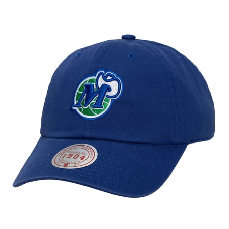 Men s Mitchell & Ness Navy Dallas Mavericks Hardwood Classics 1904 Adjustable Hat