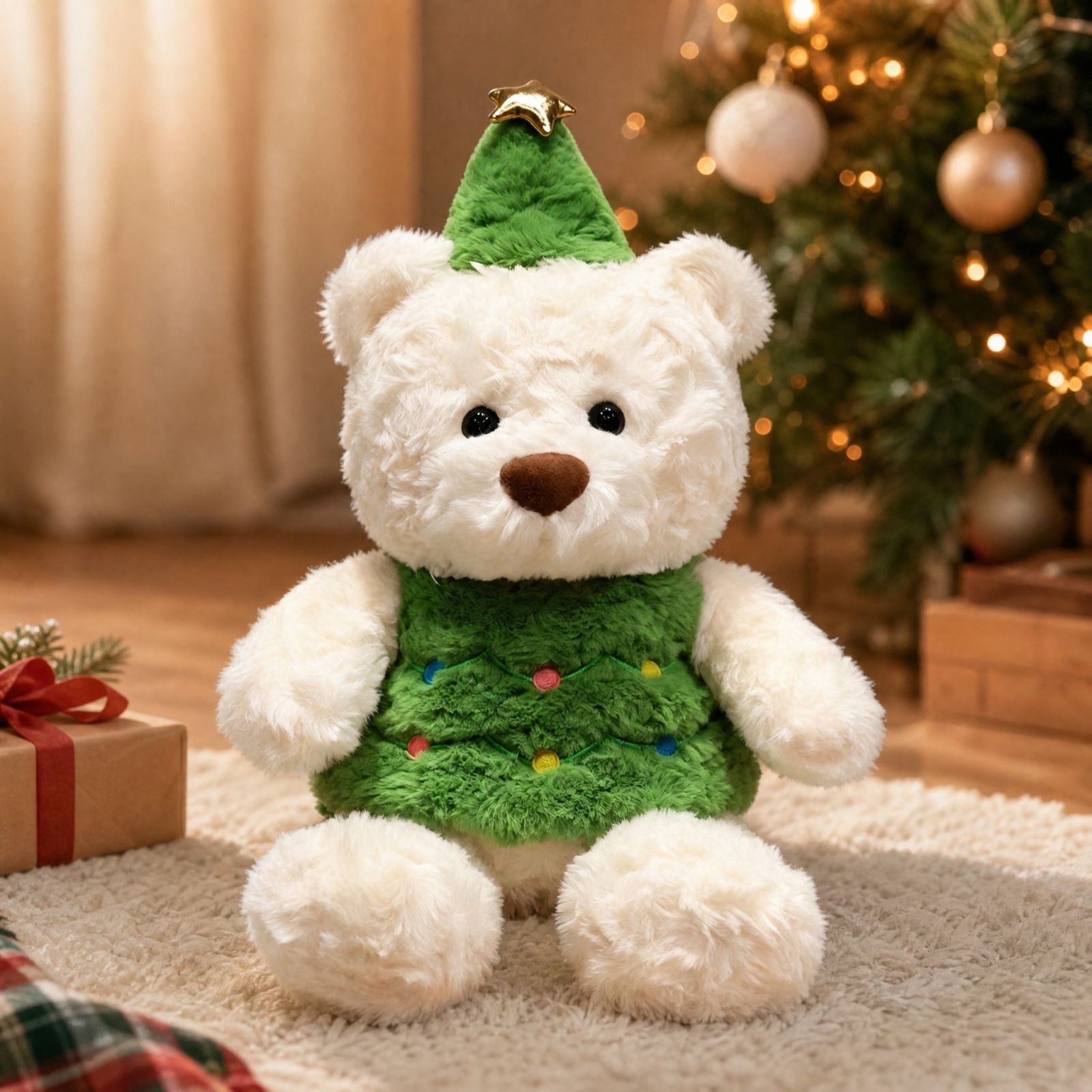 Christmas Soft Fabric Doll - Cute Holiday Decorative Figurine For Festive Setup(F)