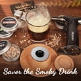 thumbnail image 5 of Whiskey Smoker Kit with Torch - 6 Flavors Wood Chips, Old Fashioned Cocktail Drink Smoker Kit, Birthday Bourbon Christmas White Elephant Gifts for Adults Men, Dad, Husband, Whiskey Lover(No Butane), 5 of 8