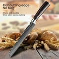 thumbnail image 3 of Dfito 8 inch Bread Knife, Stainless Steel Ultra Sharp Kitchen Chef Knife, Ergonomic Handle Knife for Professional Chefs, 3 of 10