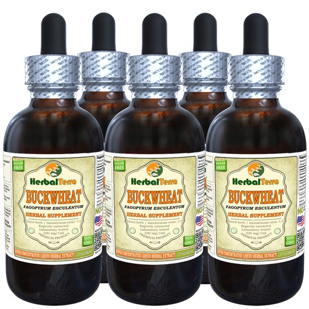 Buckwheat (Fagopyrum Esculentum) Tincture, Dried Sprouting Seeds Liquid