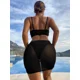 thumbnail image 4 of Traje de baño de dos piezas para mujer, conjunto de Bikini Sexy con cuello Halter, traje de baño de corte alto para vacaciones tropicales, ropa de playa, 4 of 5