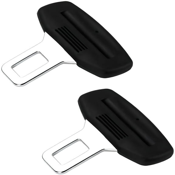 MELIVO Car Seat Belt Buckle Clips, 2pcs Vehicle Organizers, Adjustable Seatbelt Holders, Interior Neatness, Non-Marking