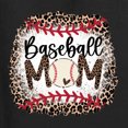 thumbnail image 2 of Baseball Mom Jaguar Print Sports Ladies Racerback Tank Top, Black, Large, 2 of 5