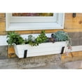 thumbnail image 5 of Achla C08W-WM Flower Box with Wall Brackets, White - Small, 5 of 5