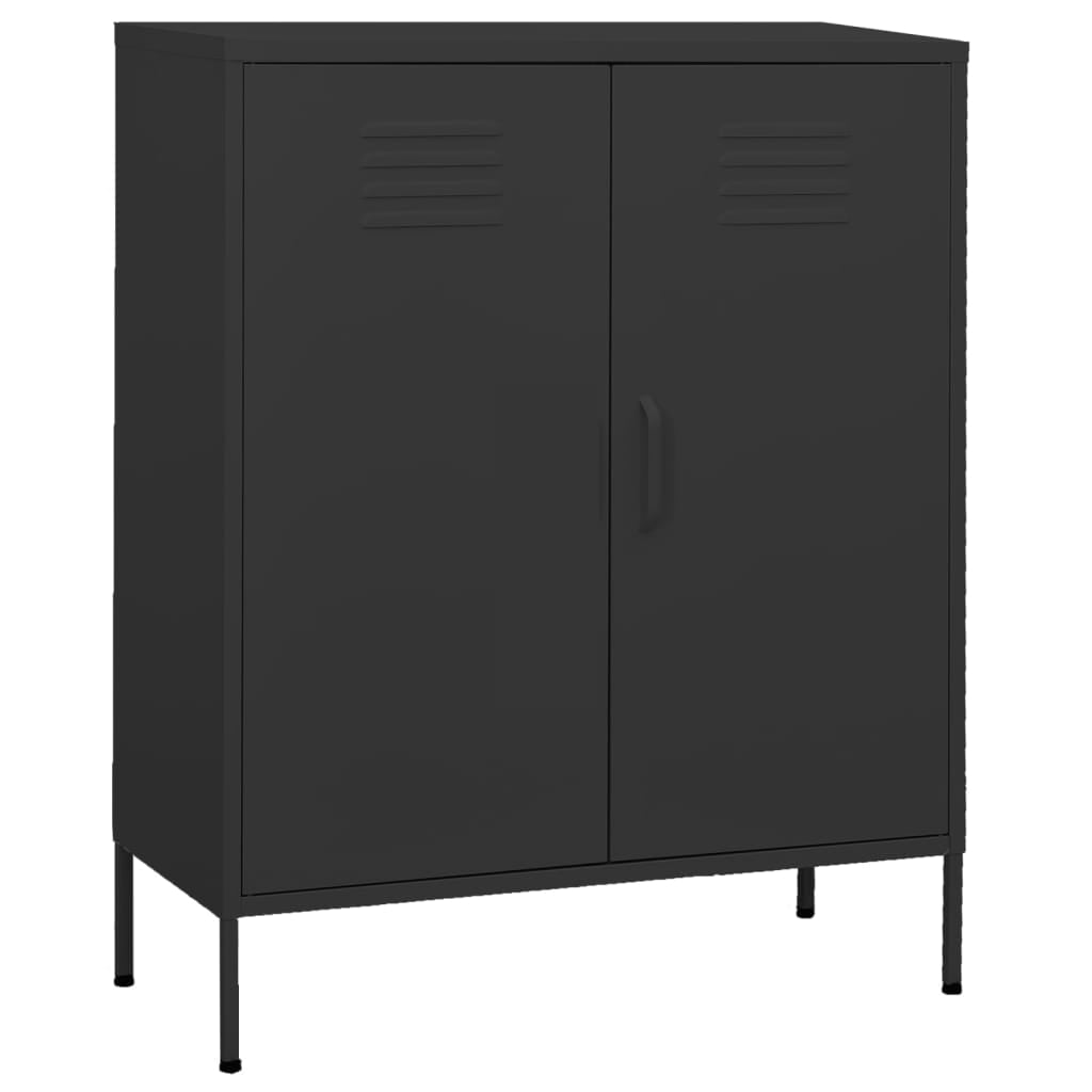 vidaXL Storage Cabinet Freestanding Drawer File Cabinet for Home Office Steel