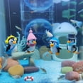 thumbnail image 2 of Reheyre 1 Set Aquarium Landscaping Non-fading Vivid Penguin Shape Fish Tank Diver Floating Ornament for Home, 2 of 8