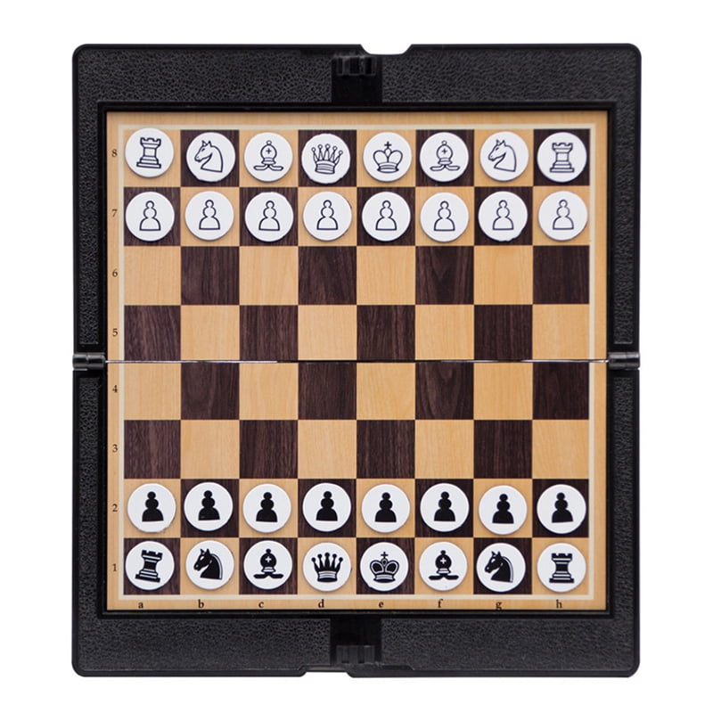 Travel Magnetic Chess Mini Set Board Game Box Portable Small Elegant Classic 