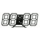 thumbnail image 4 of Reloj digital LED 3D Bling Bling Control de voz inteligente Ajuste automático de brillo Concha negra Letras rojas, 4 of 12