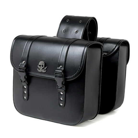 Zeiwohndc Motorcycle Side Bags with Multiple Compartments Motorcycle Saddlebag Pair