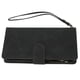 thumbnail image 5 of Funda tipo billetera con tapa de piel sintética, funda protectora tipo billetera con tarjetero y cremallera para A03S, color negro, 5 of 15