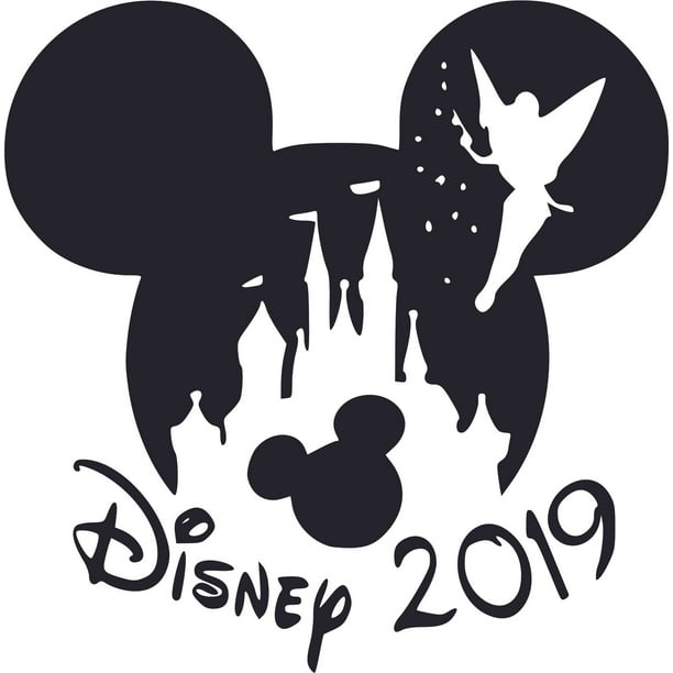 Disney Castle Cartoon Characters Decor Wall Art Vinyl Sticker Design