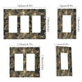 thumbnail image 2 of Yayeee Rocker Switch Wall Plate 1-Gang 4.6"x2.9" Home Decorative Outlet Cover, Golden Elegance, 2 of 6