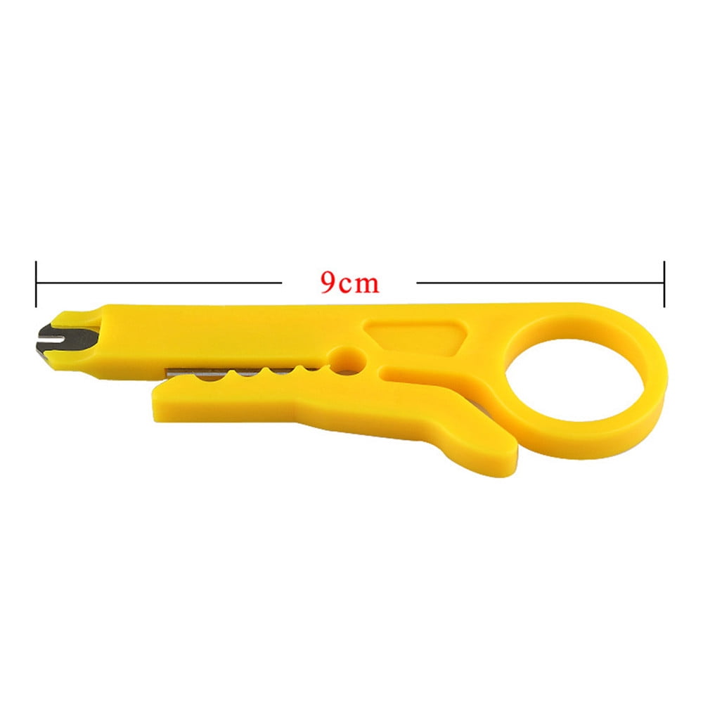 2pcs RJ45 Cat5 Punch Down Tool Network UTP LAN Cable Wire Cutter Stripper Tool 