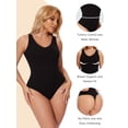 thumbnail image 3 of MISS MOLY 2 PACK Crew Neck Bodysuit for Women Thong Bodysuit Basic Casual Sleeveless Tank Tops, 3 of 5