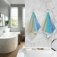 thumbnail image 6 of GZHJMY Ocean Beach Print Pure Cotton Hand Towels for Bath Decorative Guest Towels Fingertip Towels for Bathroom Spa Gym, 2-Piece, 16 x 28 inches（229）, 6 of 7