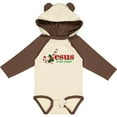thumbnail image 3 of Inktastic Candy Cane Jesus Boys or Girls Long Sleeve Baby Bodysuit, 3 of 5