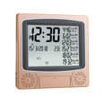 thumbnail image 2 of Reloj Azan, reloj de pared Digital islámico, reloj despertador, función de retroiluminación, fecha de repetición, temperatura, reloj de mesa colgante Dorado Macarena Reloj Azan, 2 of 8