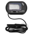 thumbnail image 4 of TEHAUX 1Set Fish Tank Temperature Gauge for Outdoor Use ABS Black Design, 4 of 6