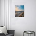 thumbnail image 3 of Experience the Coast with Beach Scene Wall Art 12X16 Inch Canvas of a Tranquil Blue Sea Perfect for Bathroom, Bedroom, Office, & Kitchen Decorations., 3 of 7