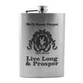 thumbnail image 1 of 8oz LN Live Long and Prosper Flask L1, 1 of 1