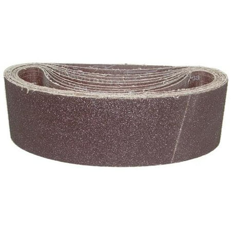 

Magnate K3X24S10 3 x 24 Open Coat Sanding Belt Aluminum Oxide - 100 Grit 10 Belts/Pkg X Weight Resin Bond Cloth Backings
